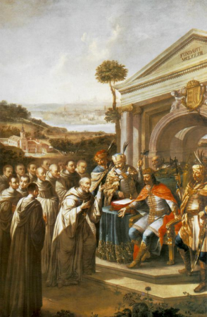 Béla III Founding the Cistercian Monastery at Szentgotthárd in 1183, Stephan Dorfmeister, between 1795 and 1796