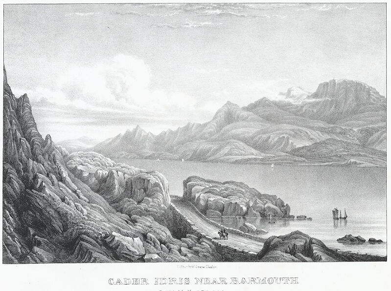 Cader Idris near Barmouth, William Crane, circa 1845