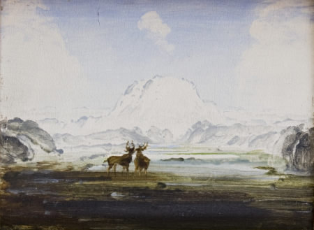 Mt. Snøhetta, Dovre Mountains, Peder Balke, 1877