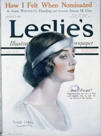 Don't forget! Columbia has her eye on you and expects you to vote for the good of the nation LCCN2002720307, William Haskell Coffin, 1920