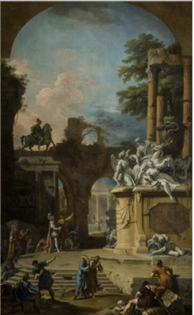 Imaginary Monument to William Cavendish, First Duke of Devonshire (1640-1707), Sebastiano Ricci, 1725