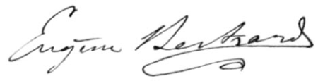 Bertrand Eugene signature – artlyriquefr, Eugène Bertrand