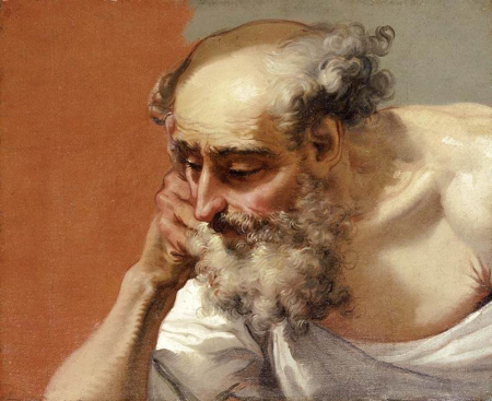 Head Study of an Elderly Bearded Man, Mauro Gandolfi