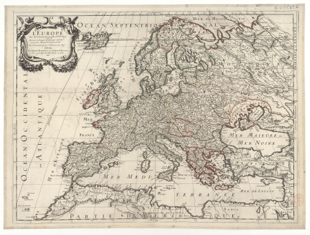 Europe / by N. Sanson; reviewed and changed... by G. Sanson,..., 1669