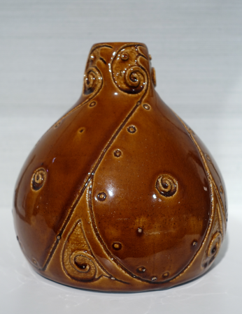 Vase by Theodor Willem Nieuwenhuis, Plateelbakkerij De Distel, Amsterdam, c. 1905, ceramic - Hessisches Landesmuseum Darmstadt - Darmstadt, Germany - DSC00769, Theo Nieuwenhuis