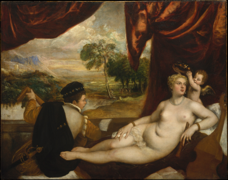 Venus and the Lute Player, Titian