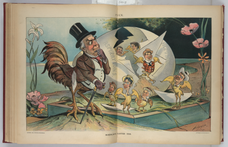 McKinley's Easter egg - Dalrymple. LCCN2010651269, Louis Dalrymple, 1900