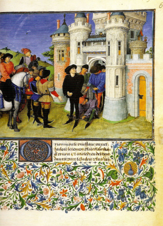 The Liberation of Arcitas, from The Theseide, codex Vidobonensis 2617, Austrian National Library, Barthélemy d'Eyck, circa 1460