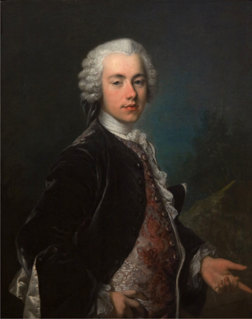 Portrait of Frederik Berregaard, Louis Tocqué, circa 1745