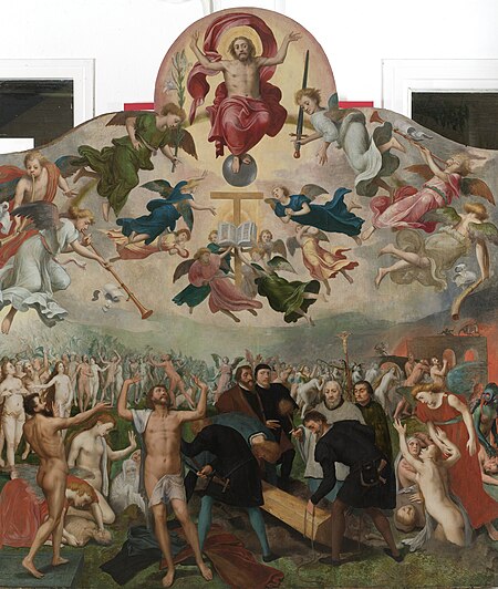 The Last Judgment and the Burial of the Dead, Bernard van Orley, between 1560 and 1570