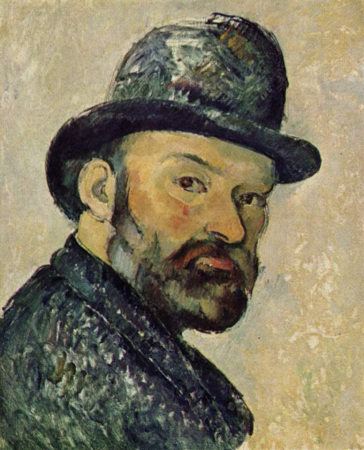 Cézanne in a bowler hat, sketch, Paul Cézanne, between 1885 and 1886