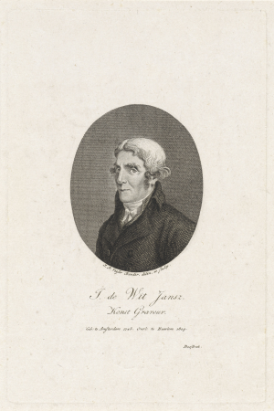 Portret van Izaak Jansz. de Wit, RP-P-1907-575, Izaak Jansz. de Wit, between 1809 and 1813
