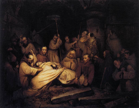 The Count of Comminges Recognizing Adélaide, Claudius Jacquand, 1836