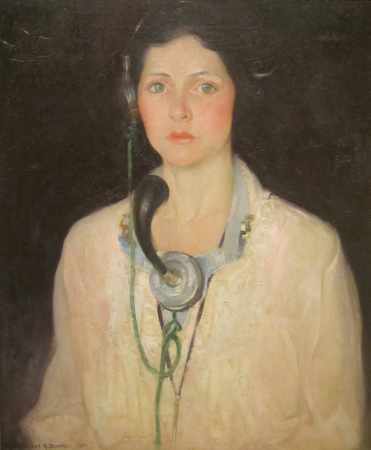 Telephone Operator (A Weaver of Public Thought), Gerrit Beneker, 1921