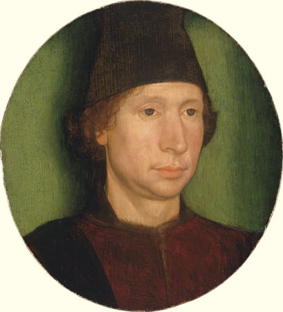 Portrait of a Man, by Hans Memling . col.Thomas Barlow, circa 1470