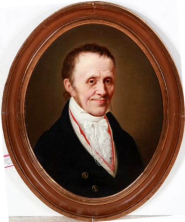 Portræt af skræddermester Johan Jacob Schlegel (1755–1840), Johan Anton Bech