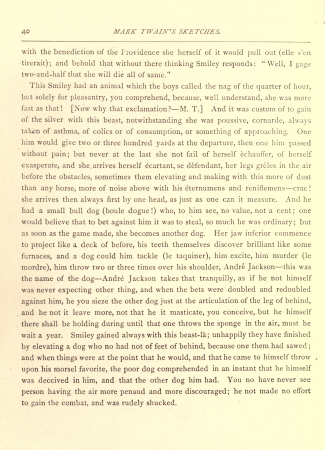 Mark Twain's Sketches, New and Old