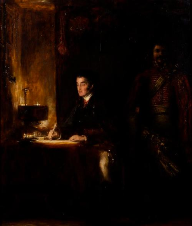 The Duke of Wellington writing Dispatches, David Wilkie, 1836