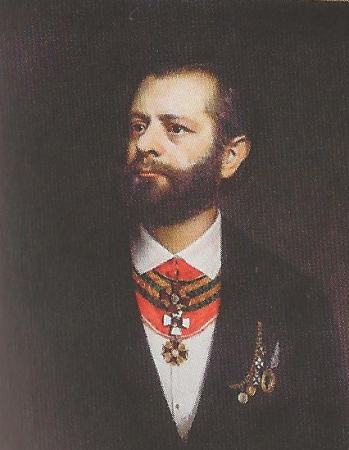 Portrait of Hugo Franz Ritter von Brachelli (1834–1892), Rector of the Vienna University of Technology, Wenzel Ottokar Noltsch, 1880