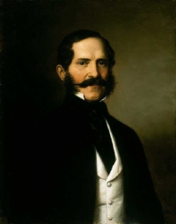 Portrait of János Zoltán, Miklós Barabás, 1855