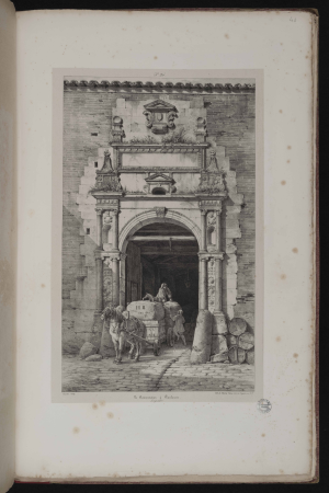 Picturesque and romantic journeys in ancient France. Languedoc. Volume 1. P. 26. The Commutation in Toulouse. Languedoc., 1834