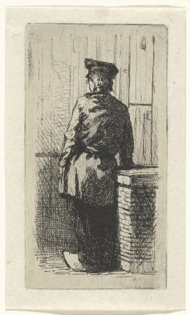 Jonge man op klompen, RP-P-OB-61.187, Jan Weissenbruch, between 1837 and 1880