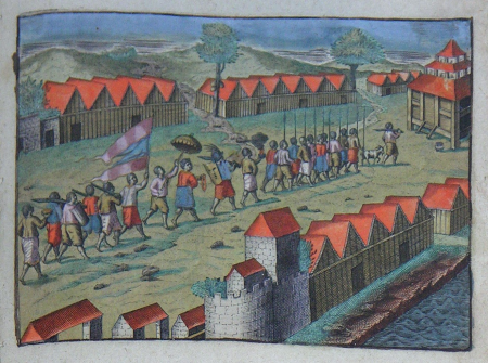 How the King of Ternate Presents Himself in Public de Bry, Johann Theodor de Bry, 1601