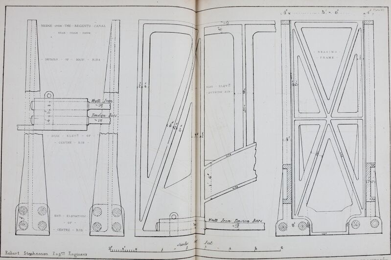 Railway practice. A collection of working plans and practical details of construction in the public works of the most celebrated engineers on the several railways, canals, and other public works (14758048062), Samuel Charles Brees, 1836