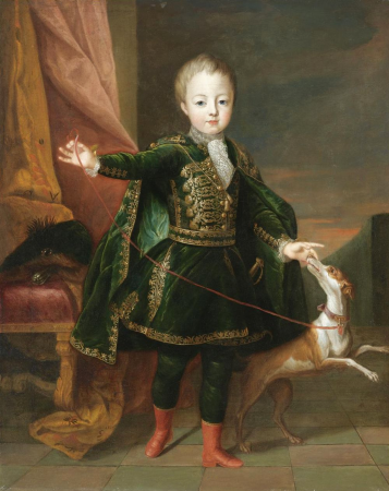 Attributed to Netscher - Portrait of a Prince of Lorraine, misidentified with a son of Maximilian Emanuel of Bavaria, Constantijn Netscher