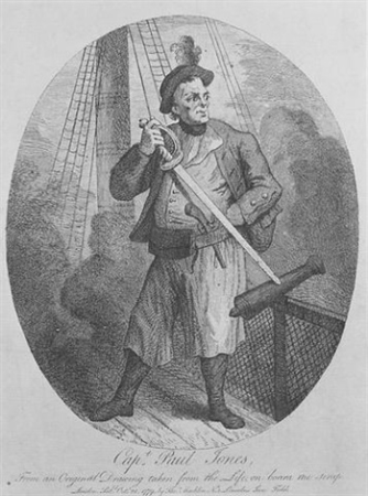 Captain Paul Jones on board the Serapis by Thomas Eyre Macklin, Thomas Eyre Macklin, before 1943