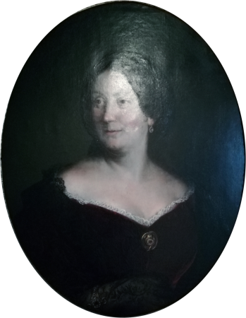 Portrait of Carolina Primodì Baruzzi, Carolina Primodì, 1858