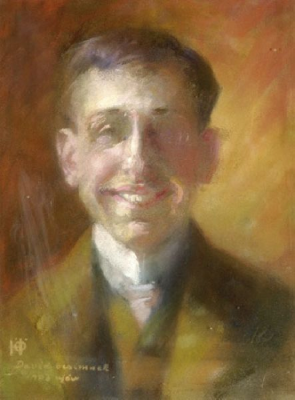 Self-portrait, Ödön Heller, 1907