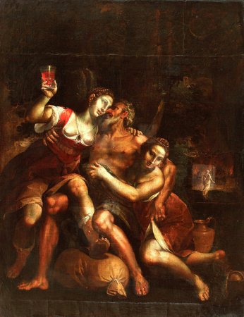 Loth and his daughters, Simone Barabino, from 1610 until 1630