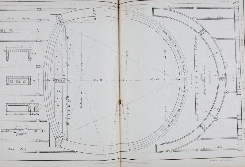 Railway practice. A collection of working plans and practical details of construction in the public works of the most celebrated engineers on the several railways, canals, and other public works (14571694760), Samuel Charles Brees, 1836