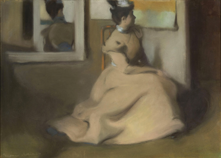 La dame au miroir - Maxime Dethomas c.1895, Maxime Dethomas, 2 January 1895