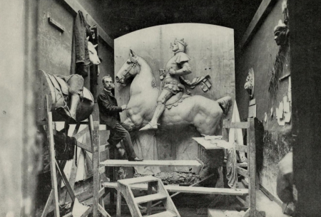 Emmanuel Frémiet in his Studio, Emmanuel Frémiet, between 1880 and 1890