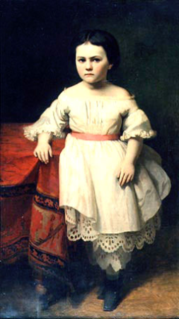 Portrait of the Daughter of Nikolai Petrovitsch Semjonov, Johann Köler, 1865