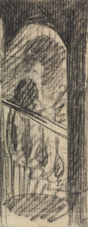 The Murder of Duncan - Lady Macbeth, Approaching Macbeth and the Body, Benjamin Haydon, between 1809 and 1811