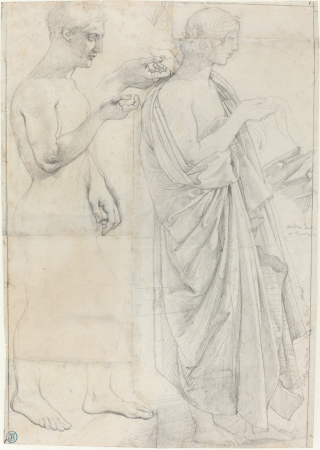 Two Studies of Virgil, c. 1812 and c. 1825