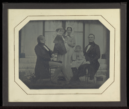 [Group portrait of five members of the Circle of Eynard-Lullin], about 1849