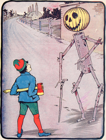 The marvelous land of Oz; being an account of the further adventures of the Scarecrow and Tin Woodman a sequel to the Wizard of Oz (1904) (14750911914), 1904