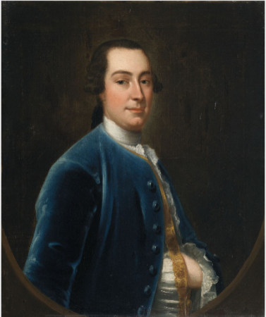 Portrait of a Man in a Blue Jacket, Philip Hussey