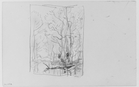 Tree Study (from Sketchbook), Henry Ward Ranger