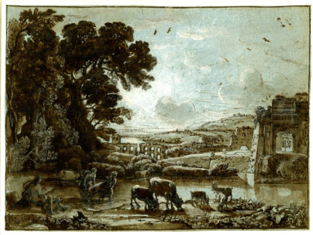 LV Radnor, Claude Lorrain, between 1635 and 1682