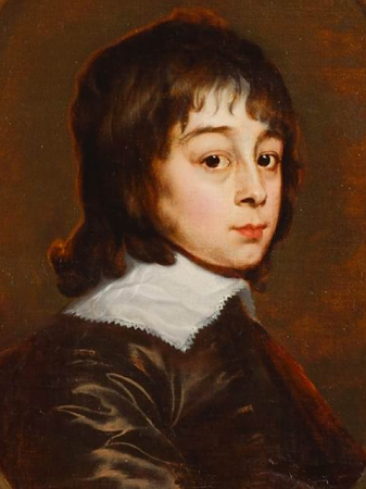 Portrait of Constantijn II, Constantijn Huygens' firstborn, Philips Huygens, 1640