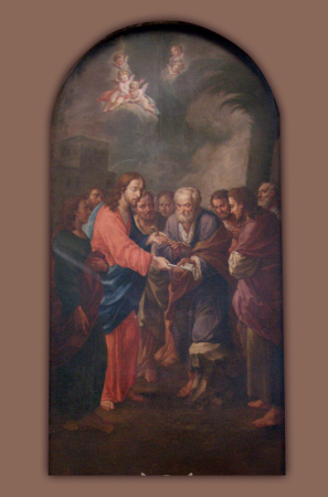 Handing over the keys of St. Peter, Leopold Layer, by 1828