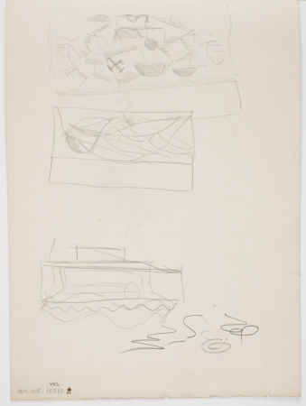 Three cubist compositions, Vilhelm Lundstrøm