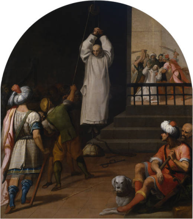 The Martyrdom of Father Andrés Prior of the Seiz Charterhouse, Vincenzo Carducci, between 1626 and 1632