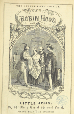 British Library digitised image from page 17 of "Robin Hood and Little John or, the Merry Men of Sherwood Forest" (11031848964)