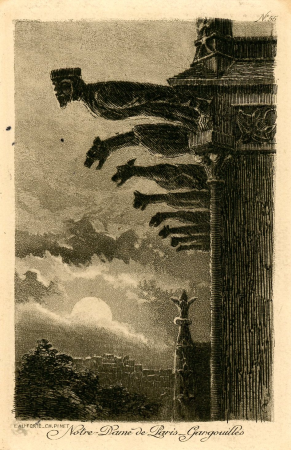 CH PINET SCULP n° 55 Notre-Dame-de-Paris - Gargouilles, Charles Pinet